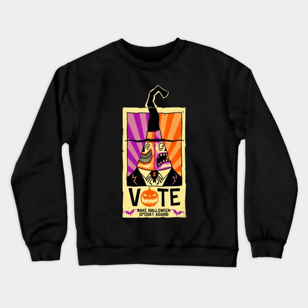 The Spooky Vote Crewneck Sweatshirt by blairjcampbell